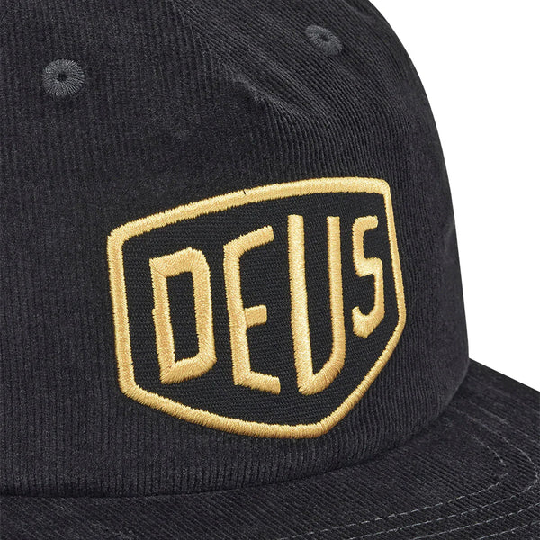 Deus Ex Machina - Cappello Shield Cord Black - DMF257249 - BLACK