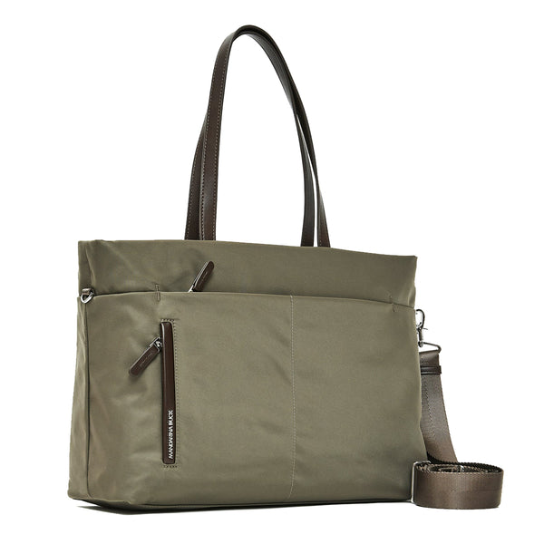 Mandarina Duck - Borsa a spalla Hunter Porta PC Pirite - P10VCT42 - PIRITE