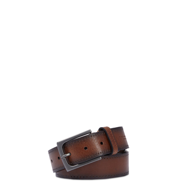 The Bridge - Brunelleschi 35mm Marrone Belt - 0344131R - MARRONE/TB/RUT.SC.OPACO