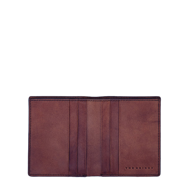 The Bridge - Filippo Marrone Card Holder - 01454401 - MARRONE/TB/RUT.SC.OPACO