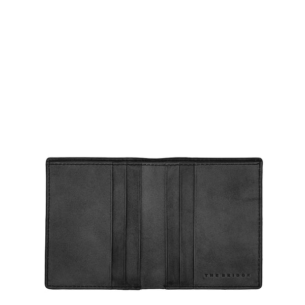The Bridge - Filippo Nero Card Holder - 01454401 - NERO/ABB./RUTENIO/SCURO