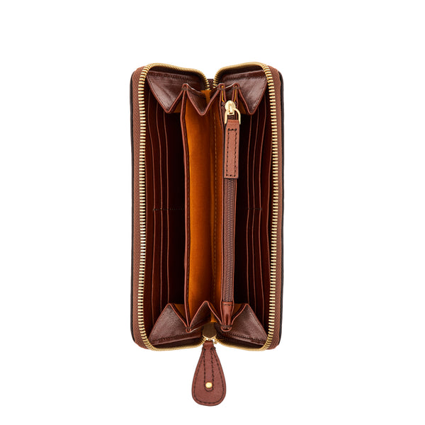 The Bridge - Cecilia Marrone Women's Wallet - 01743301 - MARRONE/14/ORO