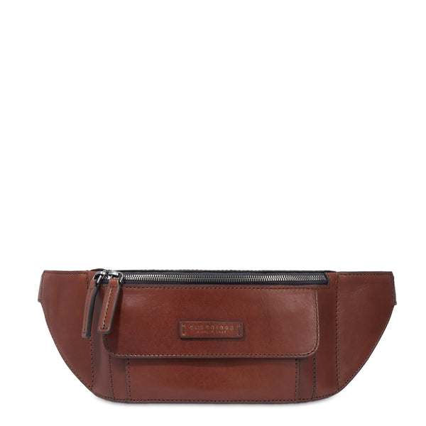The Bridge - Alberto Marrone Belt Bag - 07310301 - MARRONE/TB/RUT.SC.OPACO