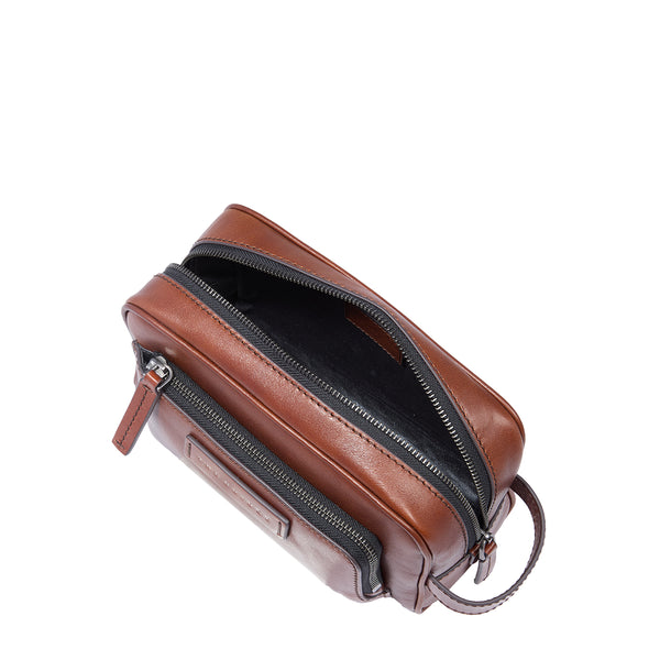 The Bridge - Beauty Case Filippo Marrone - 093304EX - MARRONE/TB/RUT.SC.OPACO