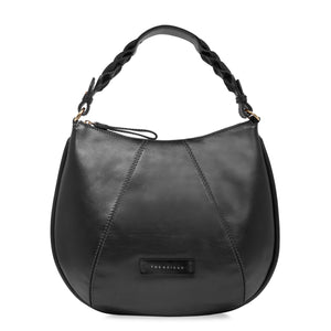 The Bridge - Brigida Nero Hobo Bag - 0449227J - NERO/ABB./ORO
