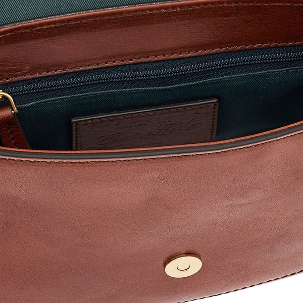 The Bridge - Benedetta Marrone Crossbody Bag - 04551201 - MARRONE/14/ORO