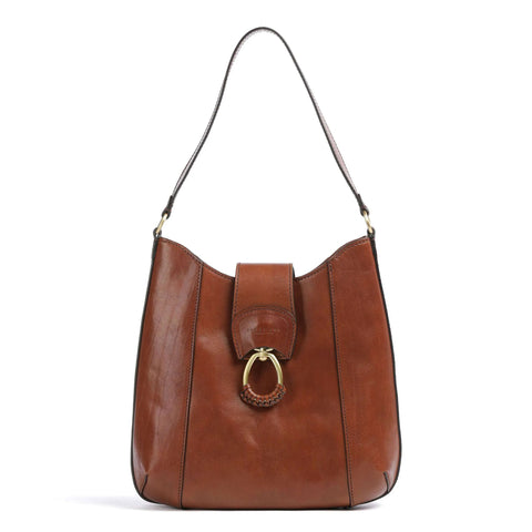 The Bridge - Erica Marrone Hobo Bag - 04254401 - MARRONE/14/ORO