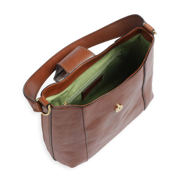 The Bridge - Erica Marrone Hobo Bag - 04254401 - MARRONE/14/ORO
