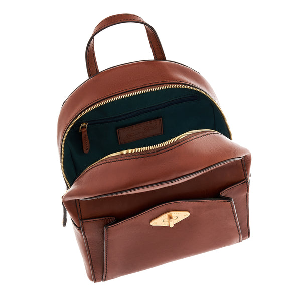 The Bridge - Barbara Marrone Backpack - 04338201 - MARRONE/14/ORO