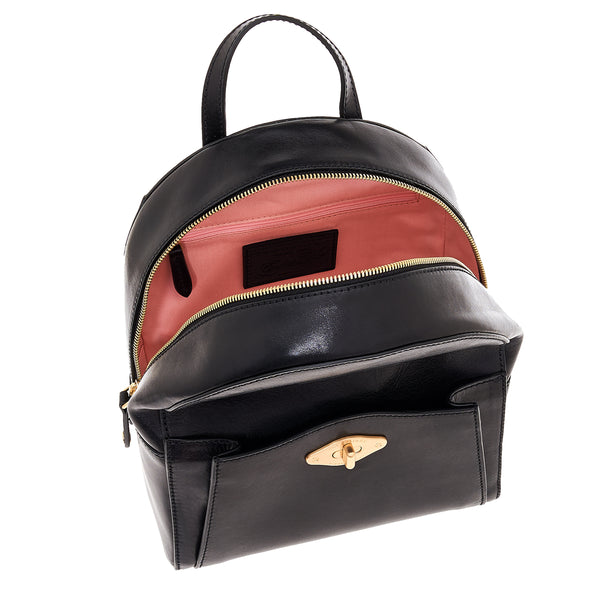 The Bridge - Barbara Nero Backpack - 04338201 - NERO/ABB./ORO