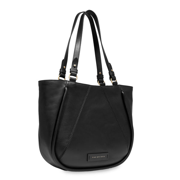 The Bridge - Brigida Nero Shoulder Bag - 0449527J - NERO/ABB./ORO