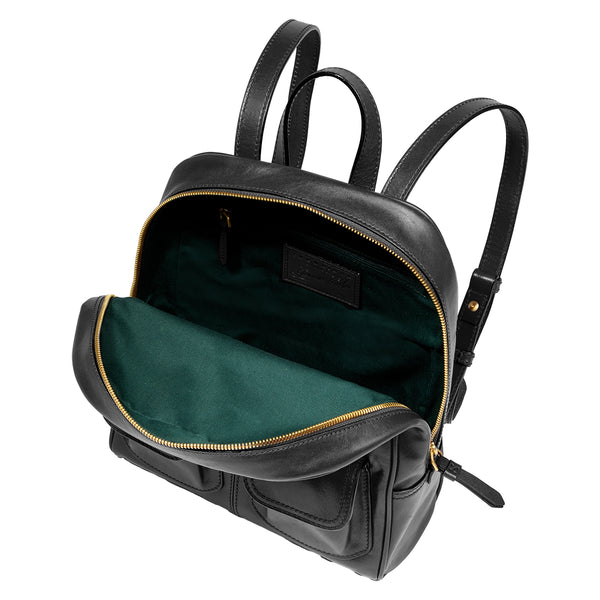 The Bridge - Flora Nero Backpack - 04246401 - NERO/ABB./ORO