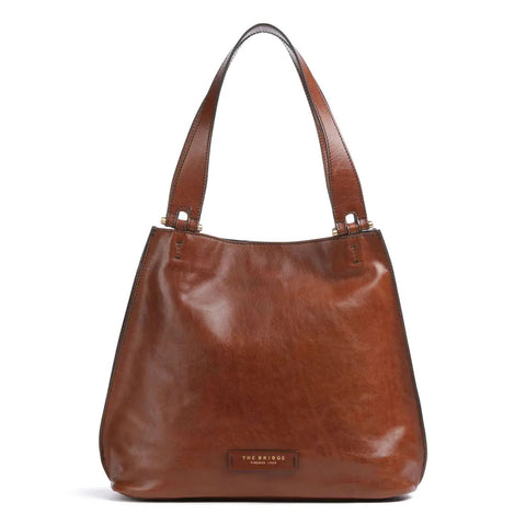 The Bridge - Febe Marrone Shoulder Bag - 04264401 - MARRONE/14/ORO