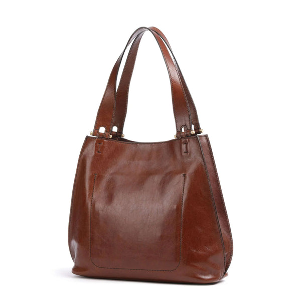 The Bridge - Febe Marrone Shoulder Bag - 04264401 - MARRONE/14/ORO