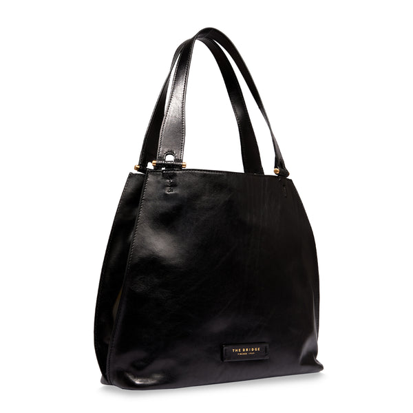 The Bridge - Febe Nero Shoulder Bag - 04264401 - NERO/ABB./ORO