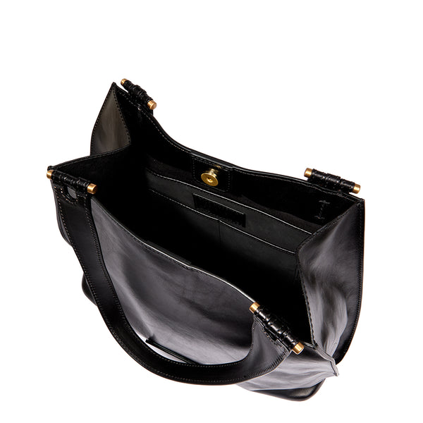 The Bridge - Febe Nero Shoulder Bag - 04264401 - NERO/ABB./ORO