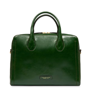 The Bridge - Fiona Verde Inglese Laptop Briefcase - 04206401 - VERDE/INGLESE/ABB./ORO