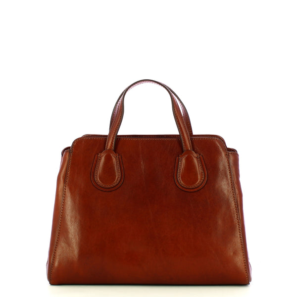The Bridge - Elettra Marrone Handbag - 04155401 - MARRONE/14/ORO