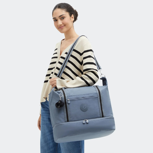 Kipling - Borsone Weekender Art M Blue Stone - KPKI3869 - BLUE/STONE