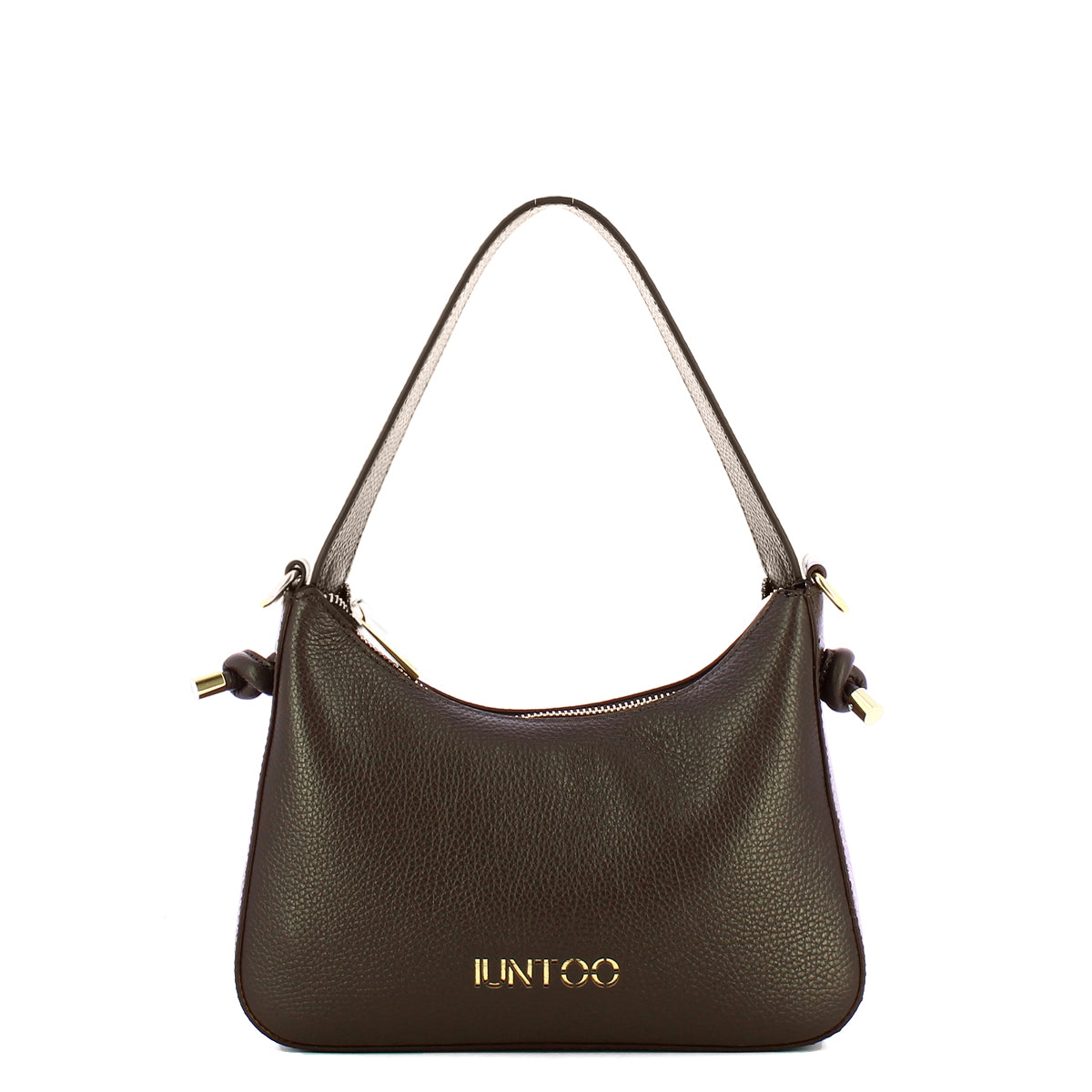 Iuntoo - Nodo Armonia Medium Cioccolato Shoulder Bag - 193002 - CIOCCOLATO/23