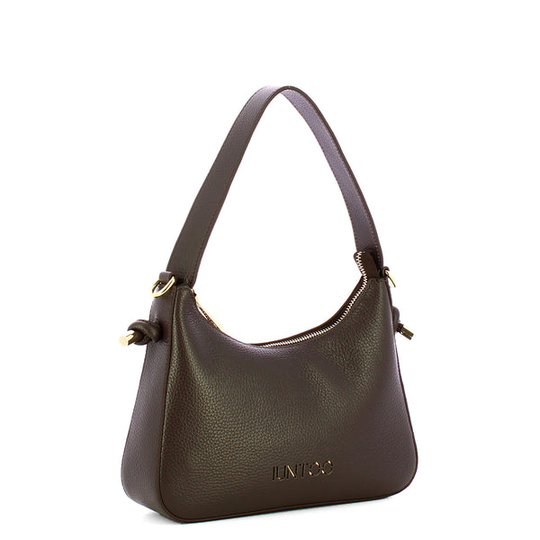 Iuntoo - Nodo Armonia Medium Cioccolato Shoulder Bag - 193002 - CIOCCOLATO/23