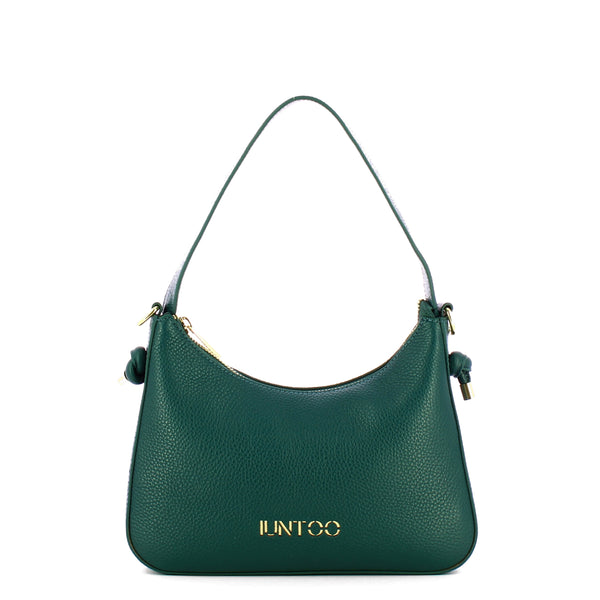 Iuntoo - Nodo Armonia Medium Petrolio Shoulder Bag - 193002 - PETROLIO/33