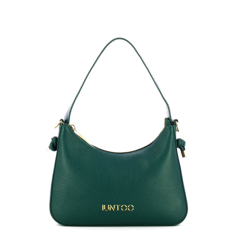 Iuntoo - Nodo Armonia Medium Petrolio Shoulder Bag - 193002 - PETROLIO/33