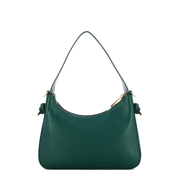 Iuntoo - Nodo Armonia Medium Petrolio Shoulder Bag - 193002 - PETROLIO/33