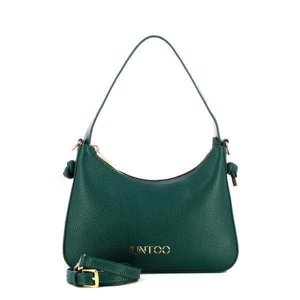 Iuntoo - Nodo Armonia Medium Petrolio Shoulder Bag - 193002 - PETROLIO/33