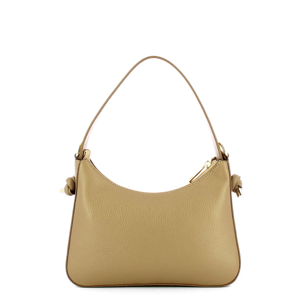 Iuntoo - Nodo Armonia Medium Grigio Fossile Shoulder Bag - 193002 - GRIGIO/FOSSILE/07