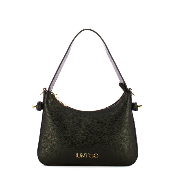 Iuntoo - Nodo Armonia Medium Nero Shoulder Bag - 193002 - NERO/01