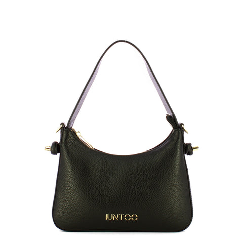 Iuntoo - Nodo Armonia Medium Nero Shoulder Bag - 193002 - NERO/01