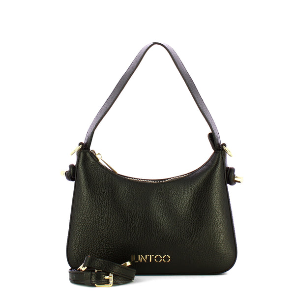 Iuntoo - Nodo Armonia Medium Nero Shoulder Bag - 193002 - NERO/01