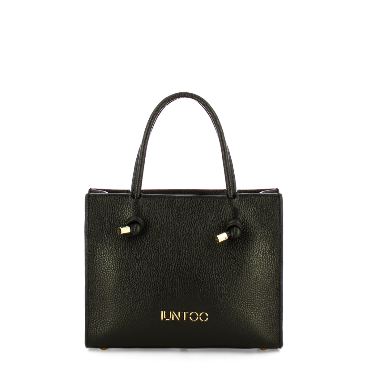 Iuntoo - Nodo Armonia Small Nero Handbag - 195003 - NERO/01