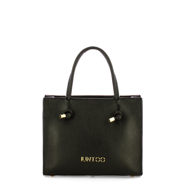 Iuntoo - Nodo Armonia Small Nero Handbag - 195003 - NERO/01