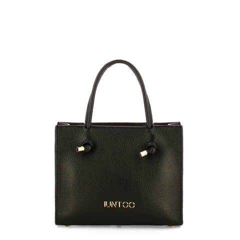 Iuntoo - Nodo Armonia Small Nero Handbag - 195003 - NERO/01