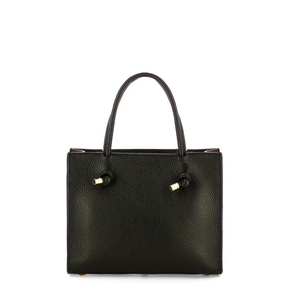 Iuntoo - Nodo Armonia Small Nero Handbag - 195003 - NERO/01