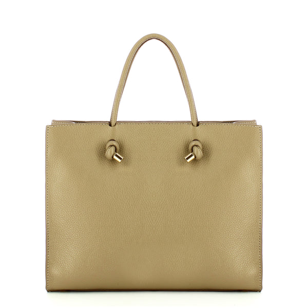 Iuntoo - Nodo Armonia Large Grigio Fossile Handbag - 195001 - GRIGIO/FOSSILE/07