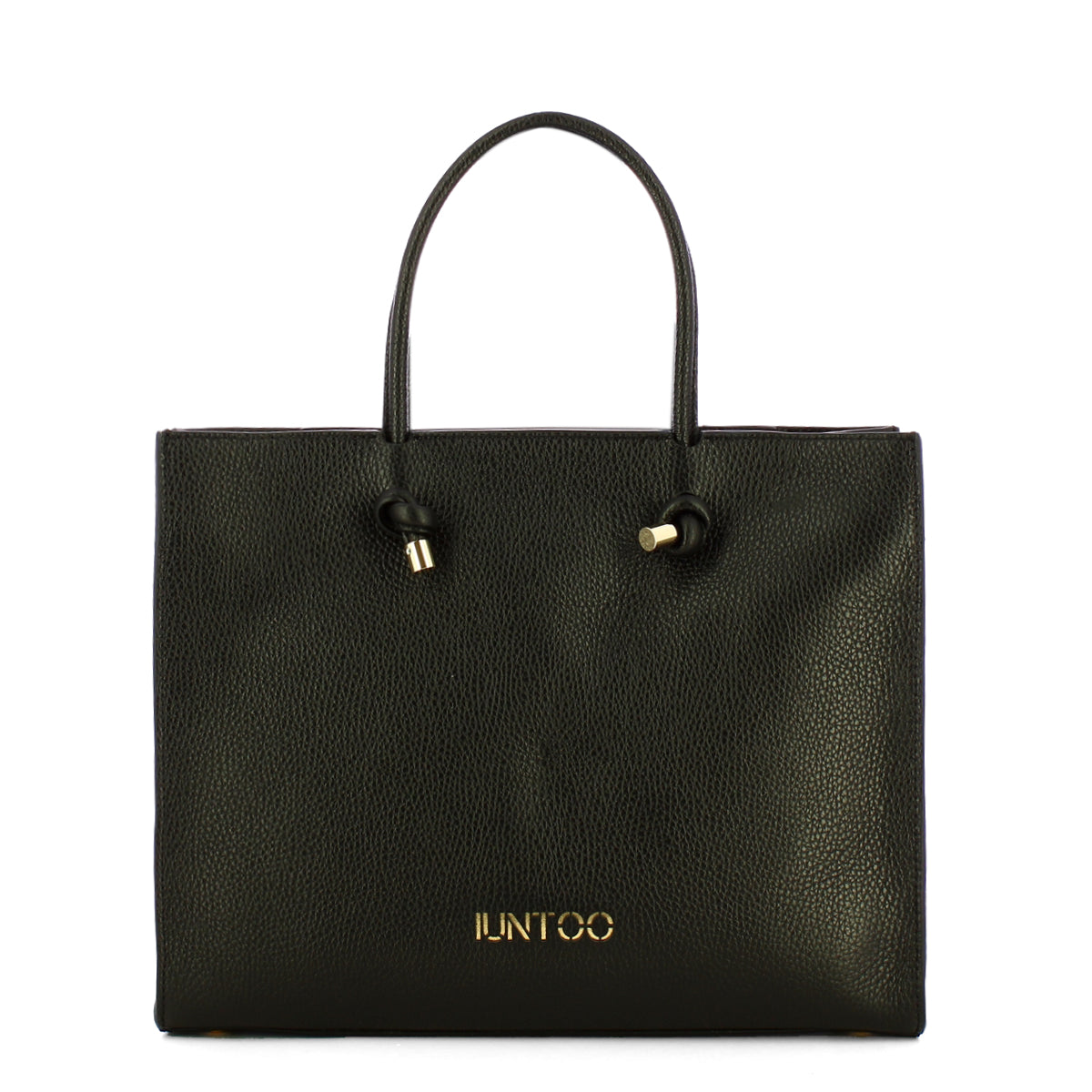 Iuntoo - Nodo Armonia Large Nero Handbag - 195001 - NERO/01