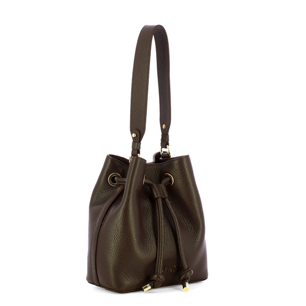 Iuntoo - Nodo Armonia Cioccolato Bucket Bag - 199200 - CIOCCOLATO/23