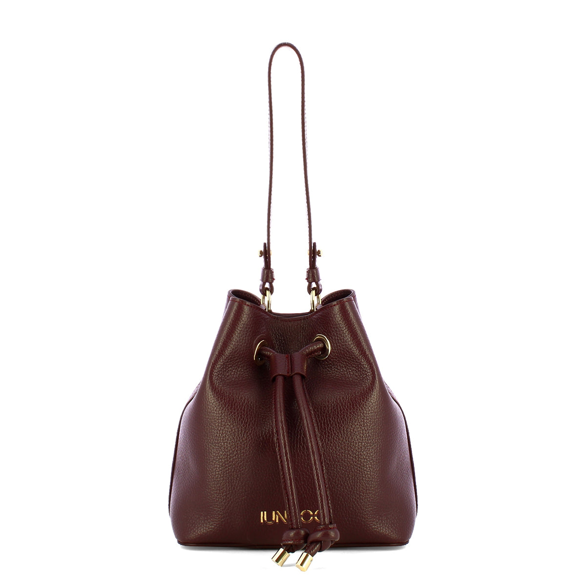 Iuntoo - Nodo Armonia Bordeaux Bucket Bag - 199200 - BORDEAUX/54