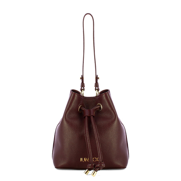 Iuntoo - Nodo Armonia Bordeaux Bucket Bag - 199200 - BORDEAUX/54