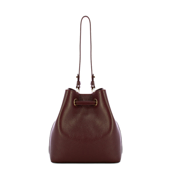 Iuntoo - Nodo Armonia Bordeaux Bucket Bag - 199200 - BORDEAUX/54