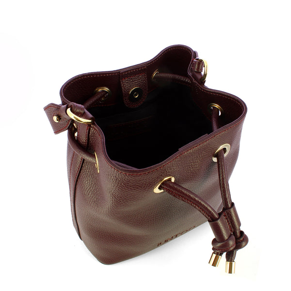 Iuntoo - Nodo Armonia Bordeaux Bucket Bag - 199200 - BORDEAUX/54