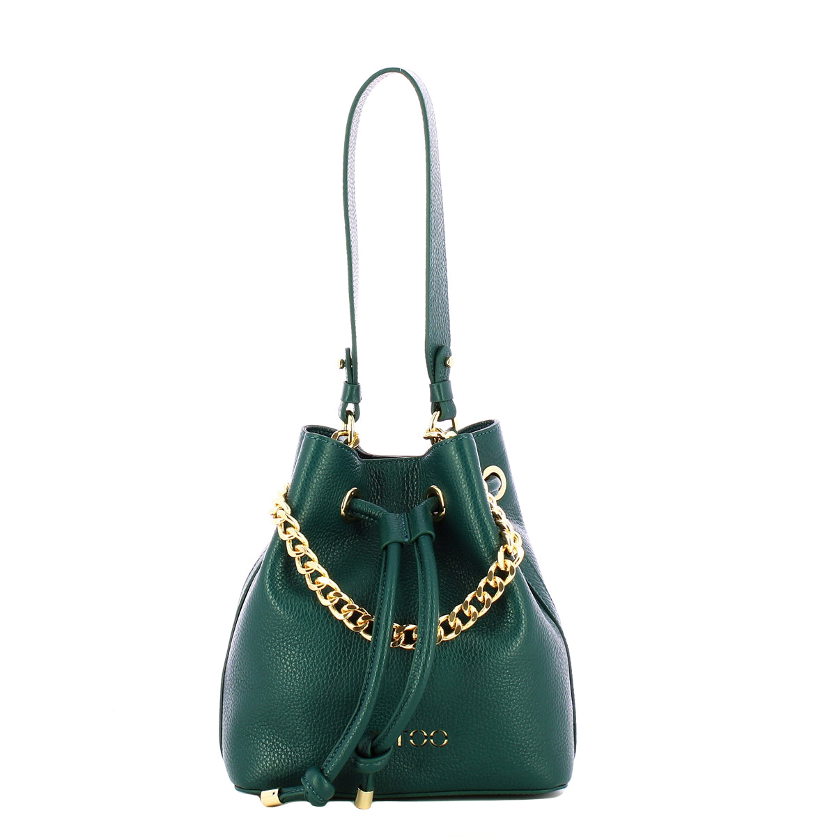 Iuntoo - Nodo Armonia Petrolio Bucket Bag - 199200 - PETROLIO/33