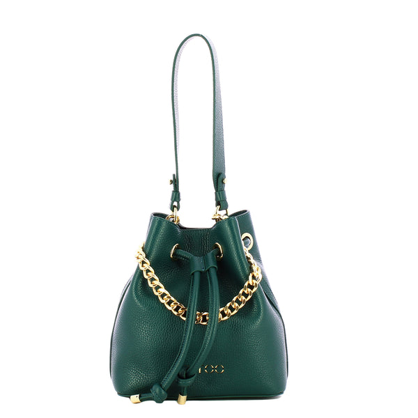 Iuntoo - Nodo Armonia Petrolio Bucket Bag - 199200 - PETROLIO/33