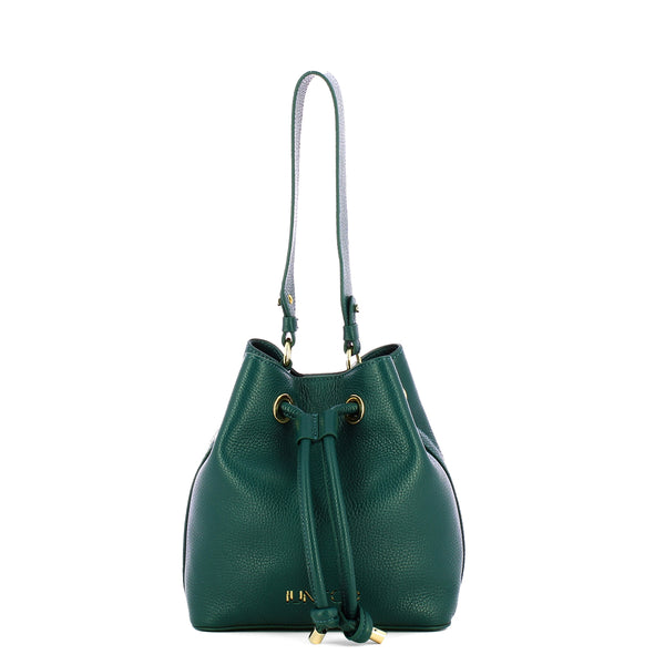 Iuntoo - Nodo Armonia Petrolio Bucket Bag - 199200 - PETROLIO/33