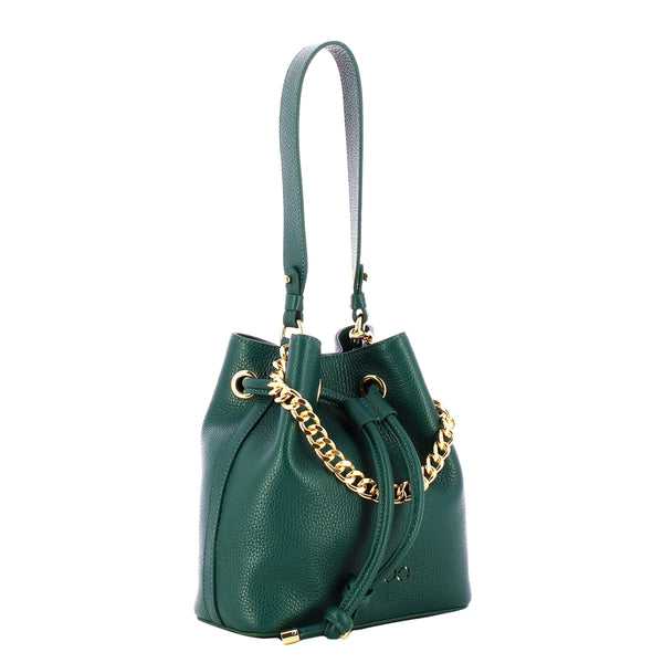 Iuntoo - Nodo Armonia Petrolio Bucket Bag - 199200 - PETROLIO/33