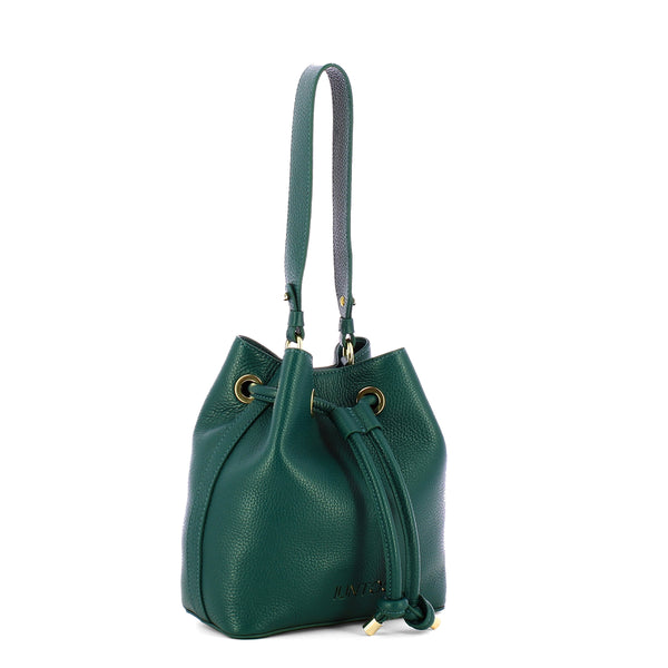 Iuntoo - Nodo Armonia Petrolio Bucket Bag - 199200 - PETROLIO/33