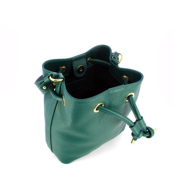 Iuntoo - Nodo Armonia Petrolio Bucket Bag - 199200 - PETROLIO/33